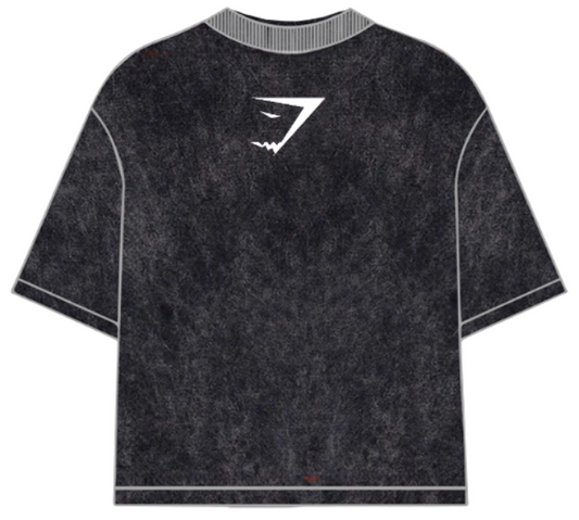 GYM SHARK STONE OVERSIZED TEE
